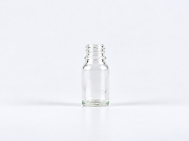 Klarglasflasche 10 ml – DIN18 – ohne Verschluss